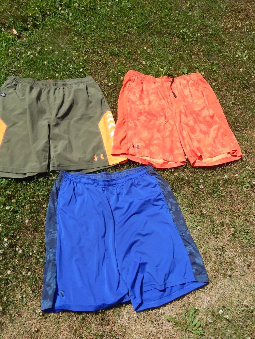 Under Armour Mens Athletic Shorts Size XL 3 Pairs